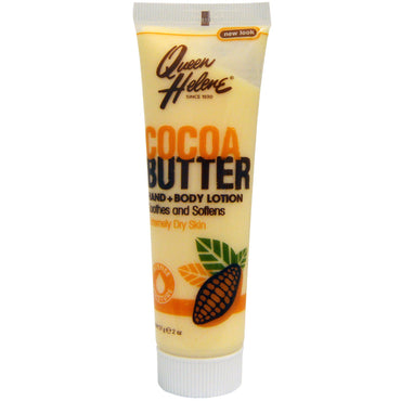 Queen Helene, Hand + Body Lotion, Cocoa Butter, 2 oz (57 g)