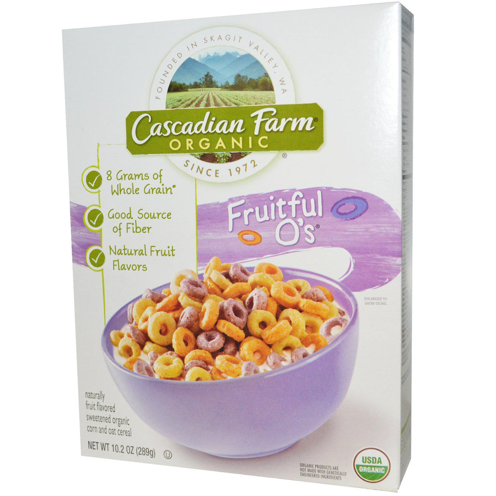 Cascadian Farm, , Fruitful O's, 10.2 oz (289 g)