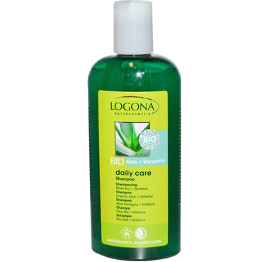 Logona Naturkosmetik, Daily Care, Shampoo,  Aloe + Verbena, 8.5 fl oz (250 ml)
