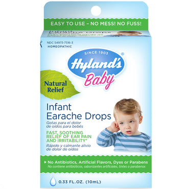 Hyland's, Baby, Infant Earache Drops, 0.33 fl oz (10 ml)