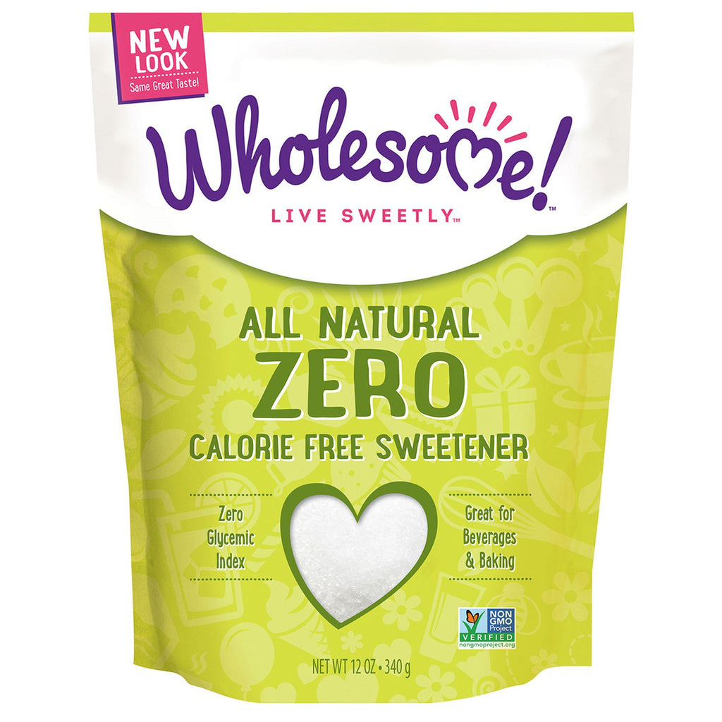 Wholesome Sweeteners, Inc., dolcificante completamente naturale senza calorie, 12 once (340 g)