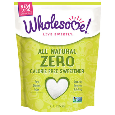 Wholesome Sweeteners, Inc., Adoçante totalmente natural e sem calorias, 340 g (12 onças)