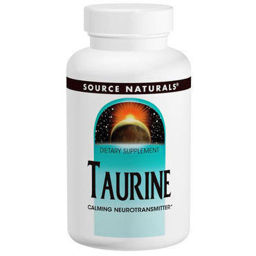 Source Naturals, Taurina 1000, 1.000 mg, 240 Cápsulas