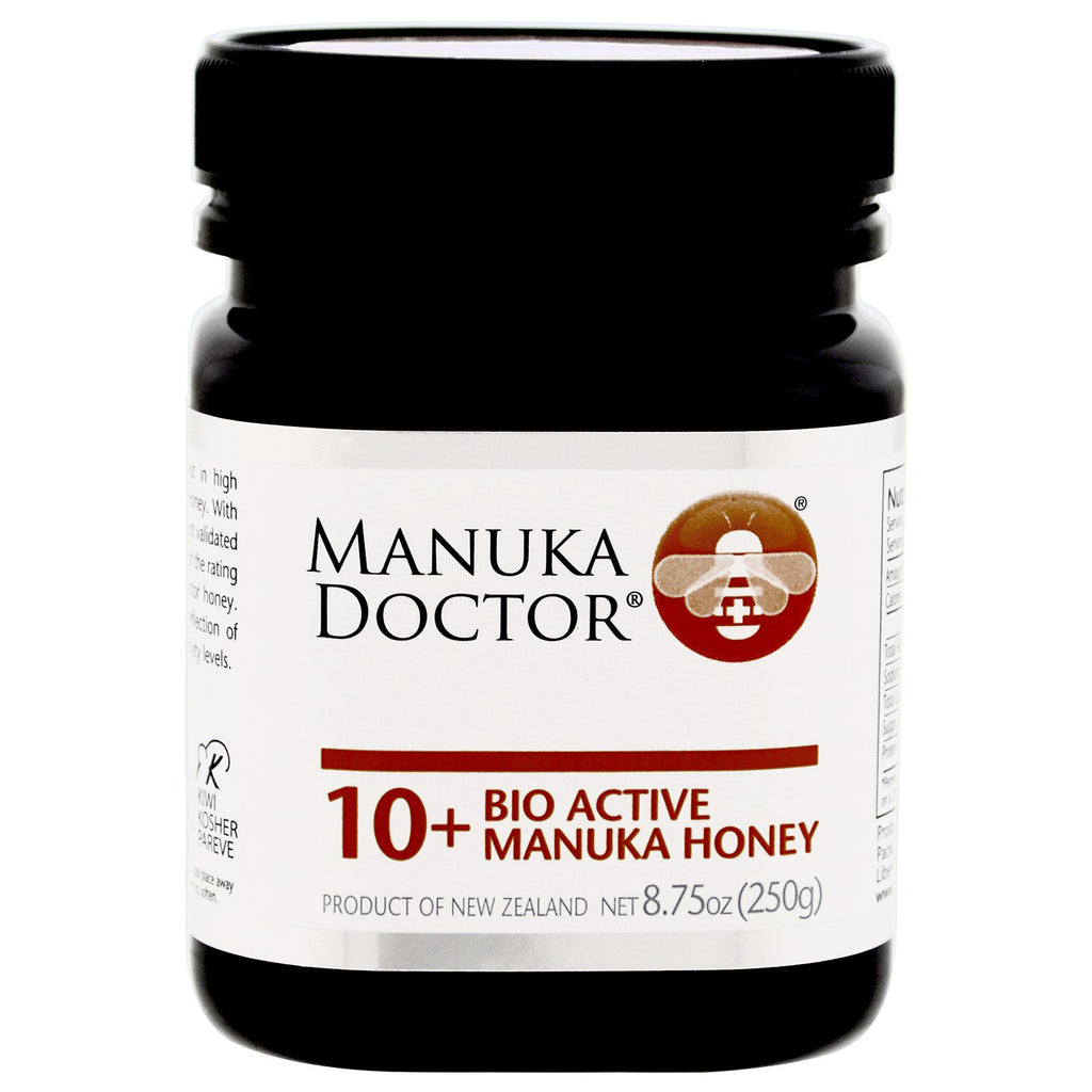 Manuka Doctor, Apiwellness, 10+ דבש Bio Active Manuka, 8.75 אונקיות (250 גרם)