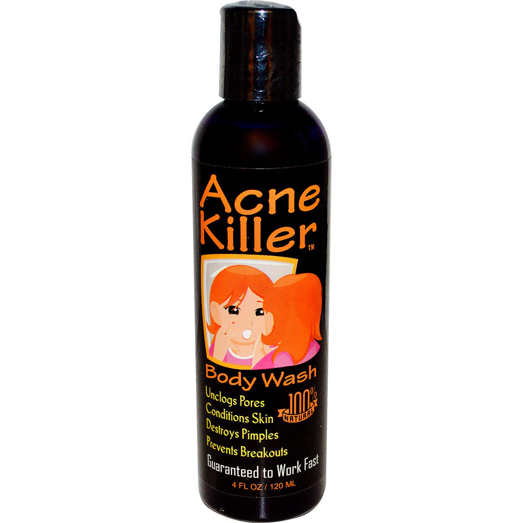 Greensations, Acne Killer, Body Wash, 4 fl oz (120 ml)