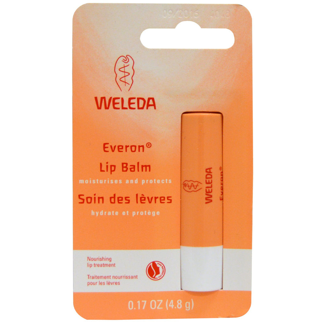Weleda, balsam de buze Everon, 0,17 oz (4,8 g)