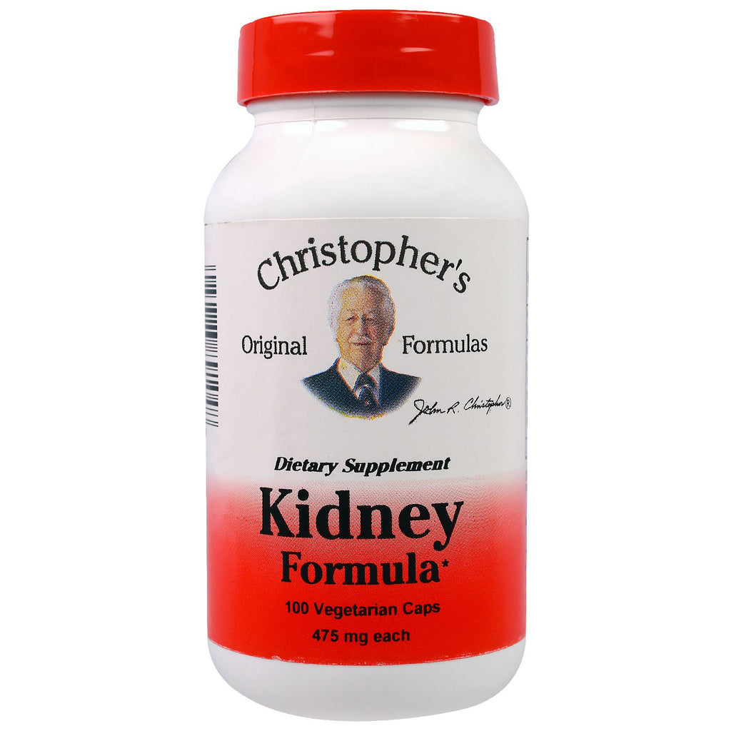 Christopher's Original Formulas, Formule rénale, 475 mg, 100 gélules végétariennes