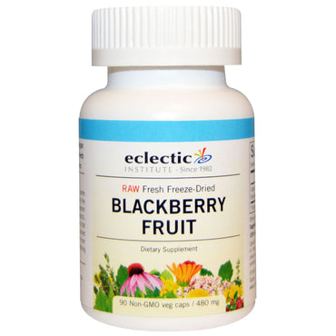 Eclectic Institute, Blackberry Fruit, 480 mg, 90 ikke-GMO Veggie Caps