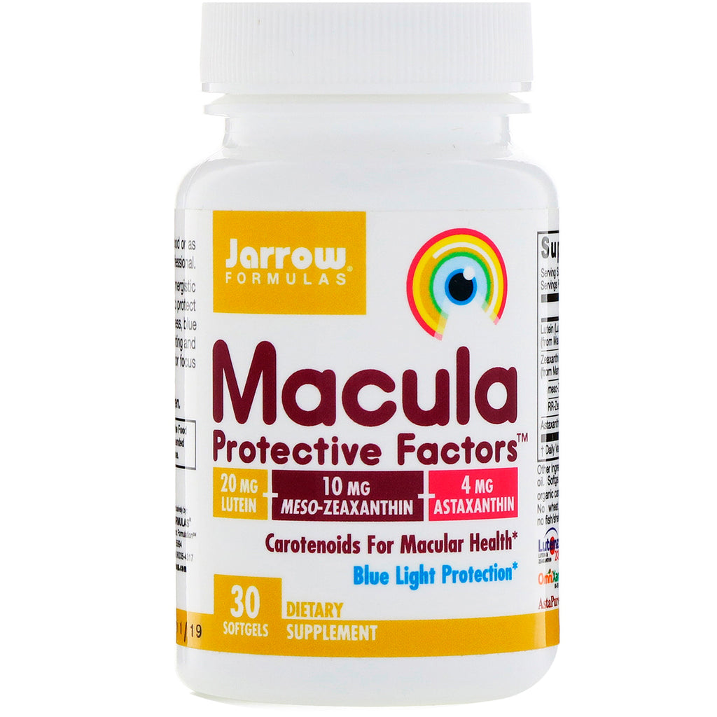 Jarrow Formulas, Facteurs de protection de la Macula, 30 gélules