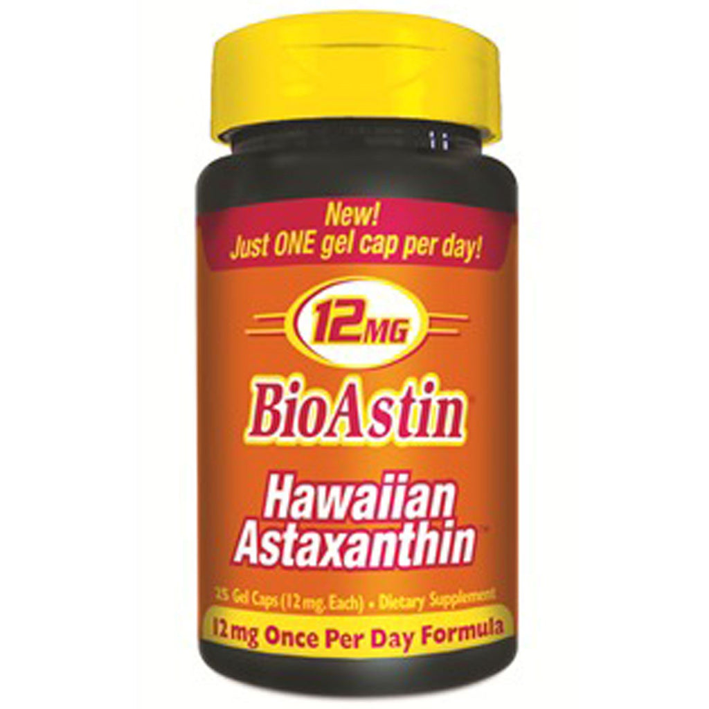 Nutrex Hawaii, BioAstin, 12 mg, 25 gelkapsler