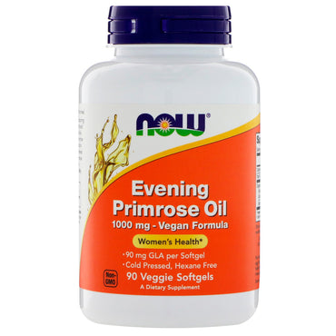 Now Foods, Evening Primrose Oil, 1000 mg, 90 Veggie Softgels
