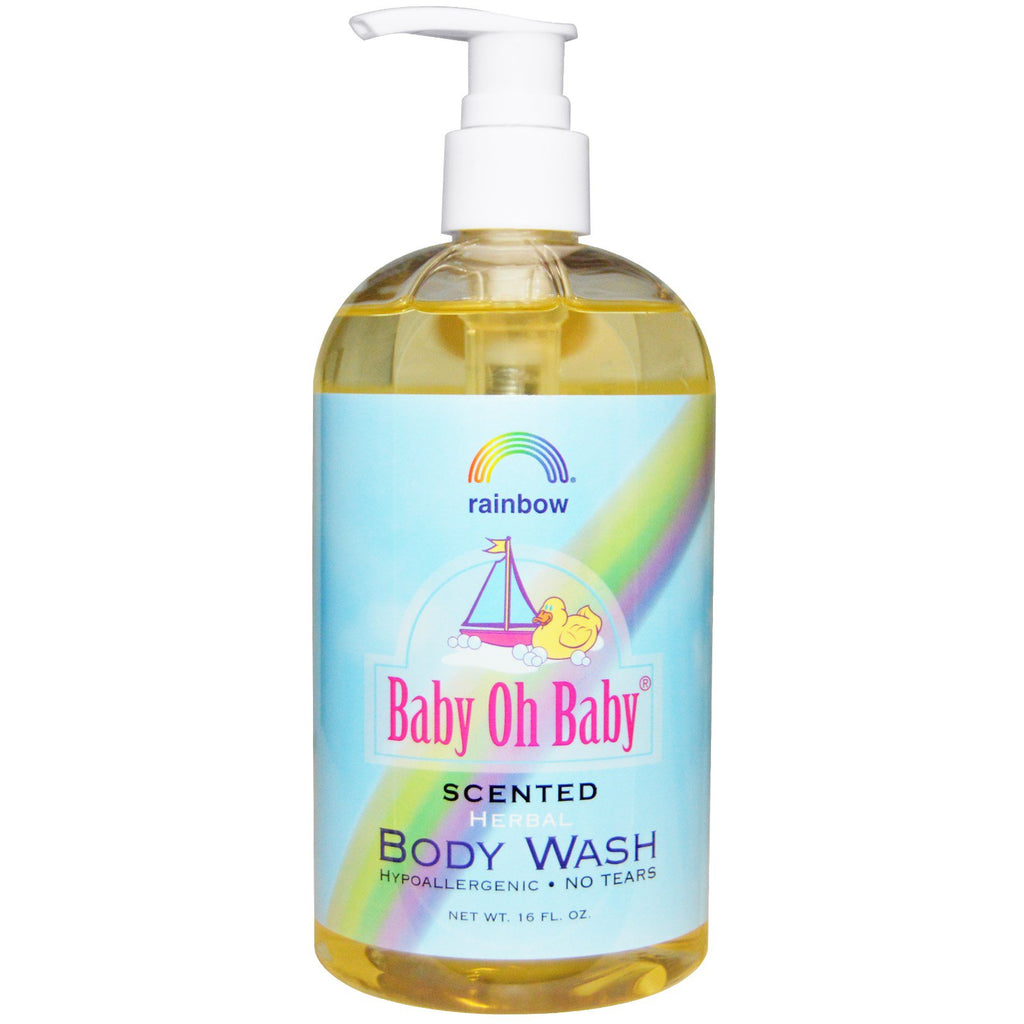 Rainbow Research Baby Oh Baby Herbal Body Wash Scented 16 fl oz