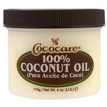 Cococare, 100% óleo de coco, 110 g (4 onças)