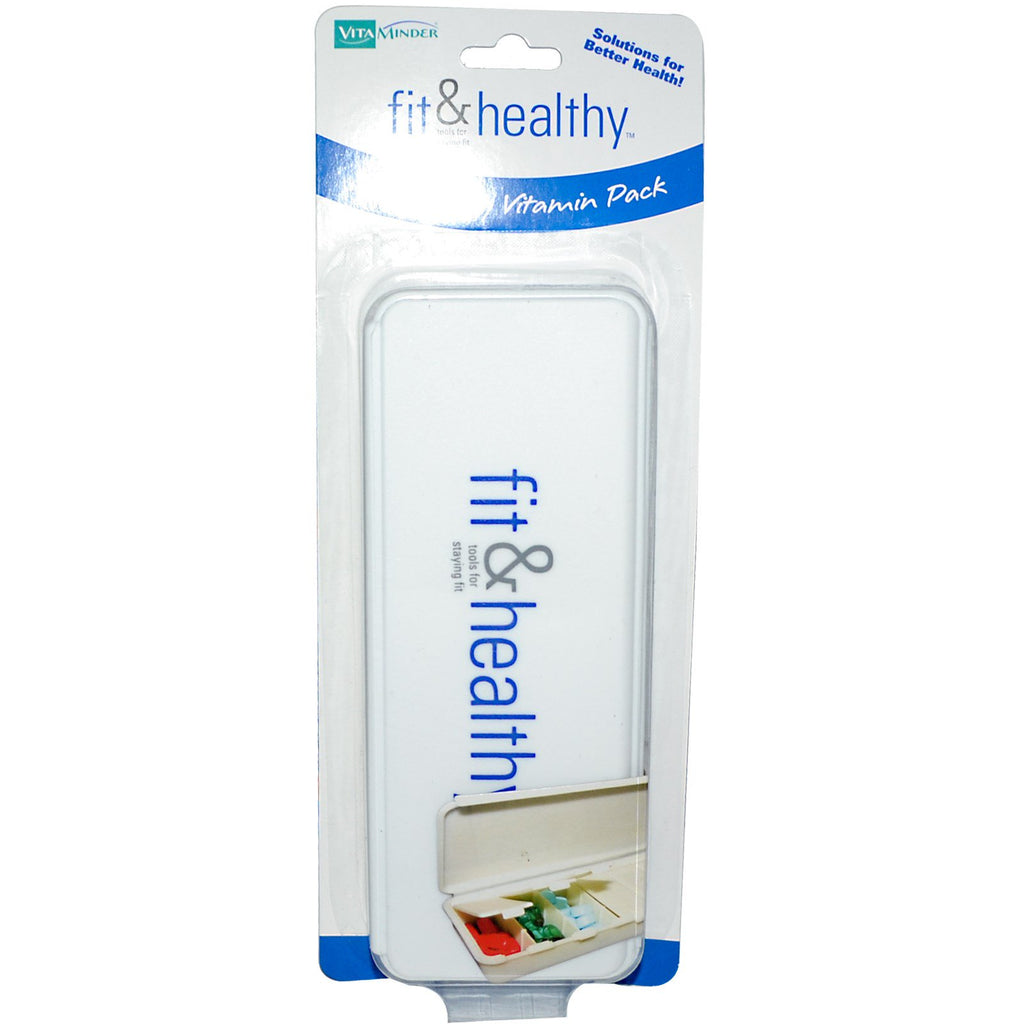 Vitaminder, Fit &amp; Healthy, paquete de vitaminas para siete días