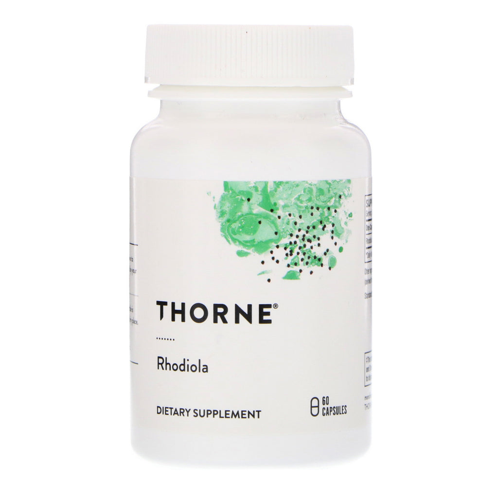 Thorne onderzoek, rhodiola, 60 capsules