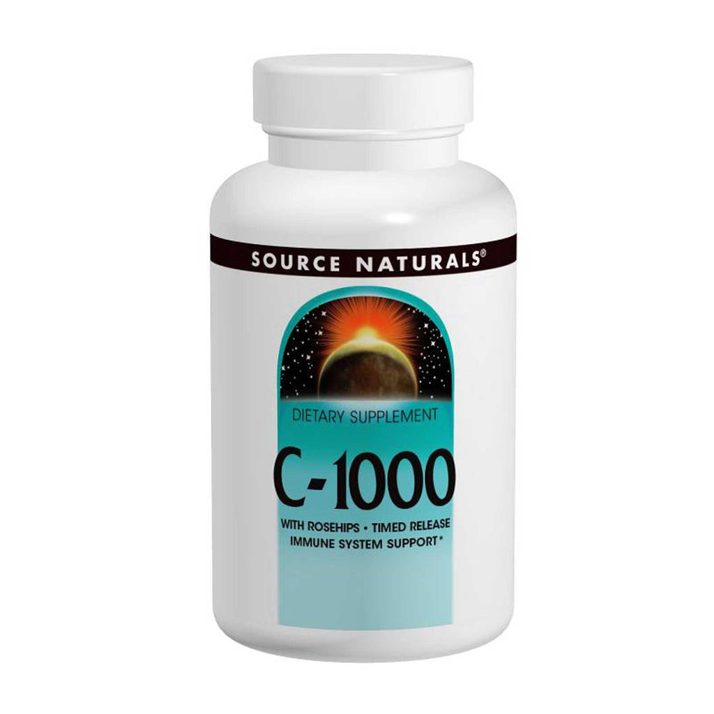 Source naturals, c-1000, 100 tabletter