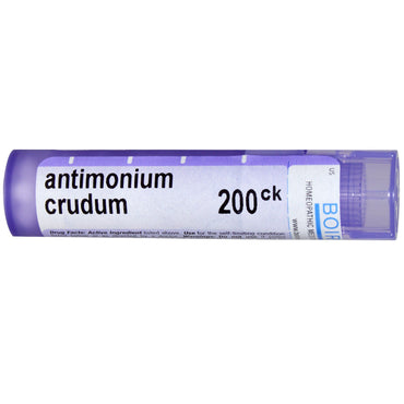 Boiron, enkeltmidler, antimonium crudum, 200ck, ca. 80 piller
