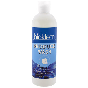 Bio Kleen, Produce Wash, extractos de semillas de pomelo y cáscara de lima, 16 fl oz (473 ml)