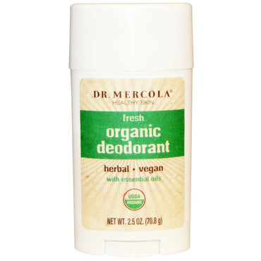 Dr. Mercola, deodorant, fersk, 2,5 oz (70,8 g)