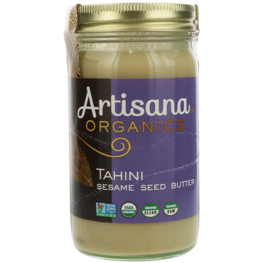 Artisana, Tahini, mantequilla de semillas de sésamo, 14 oz (397 g)