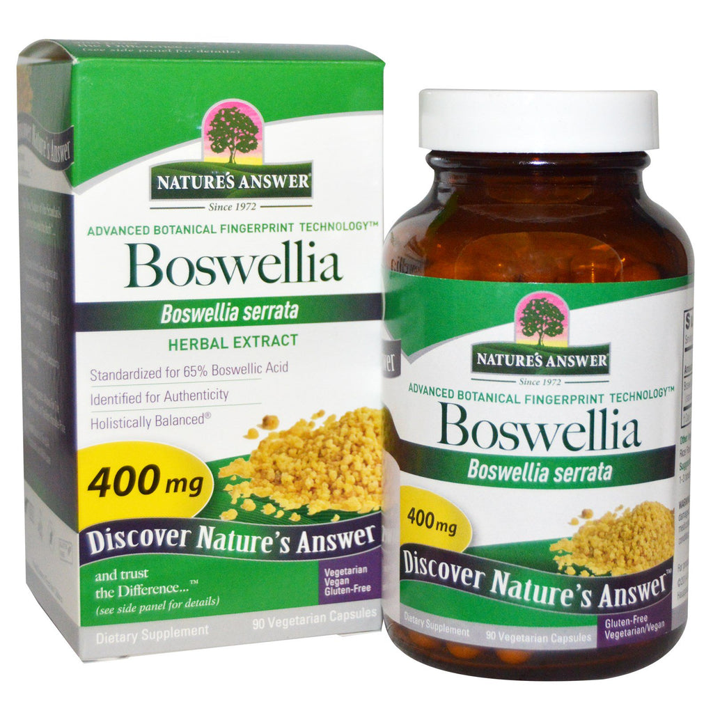 Nature's Answer, Boswellia, 400 mg, 90 cápsulas vegetarianas