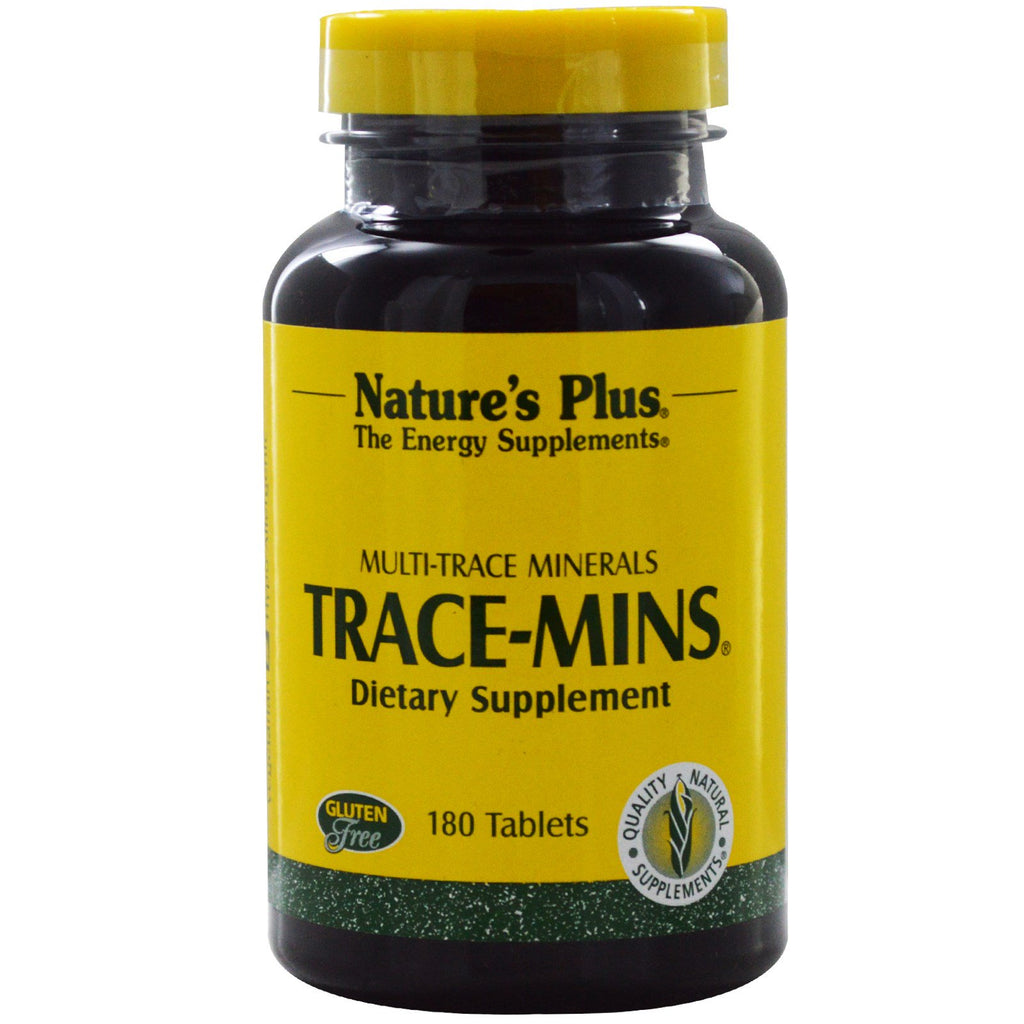 Nature's Plus, Trace-Mins, 180 Comprimidos