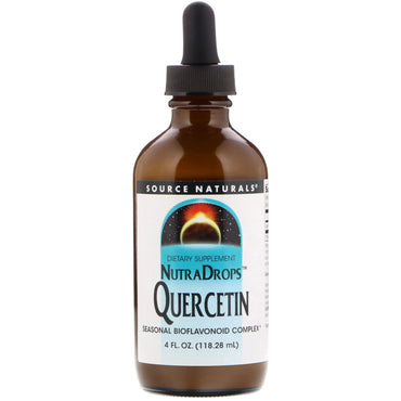 Source Naturals, NutraDrops Quercetin, 4 fl oz (118,28 ml)