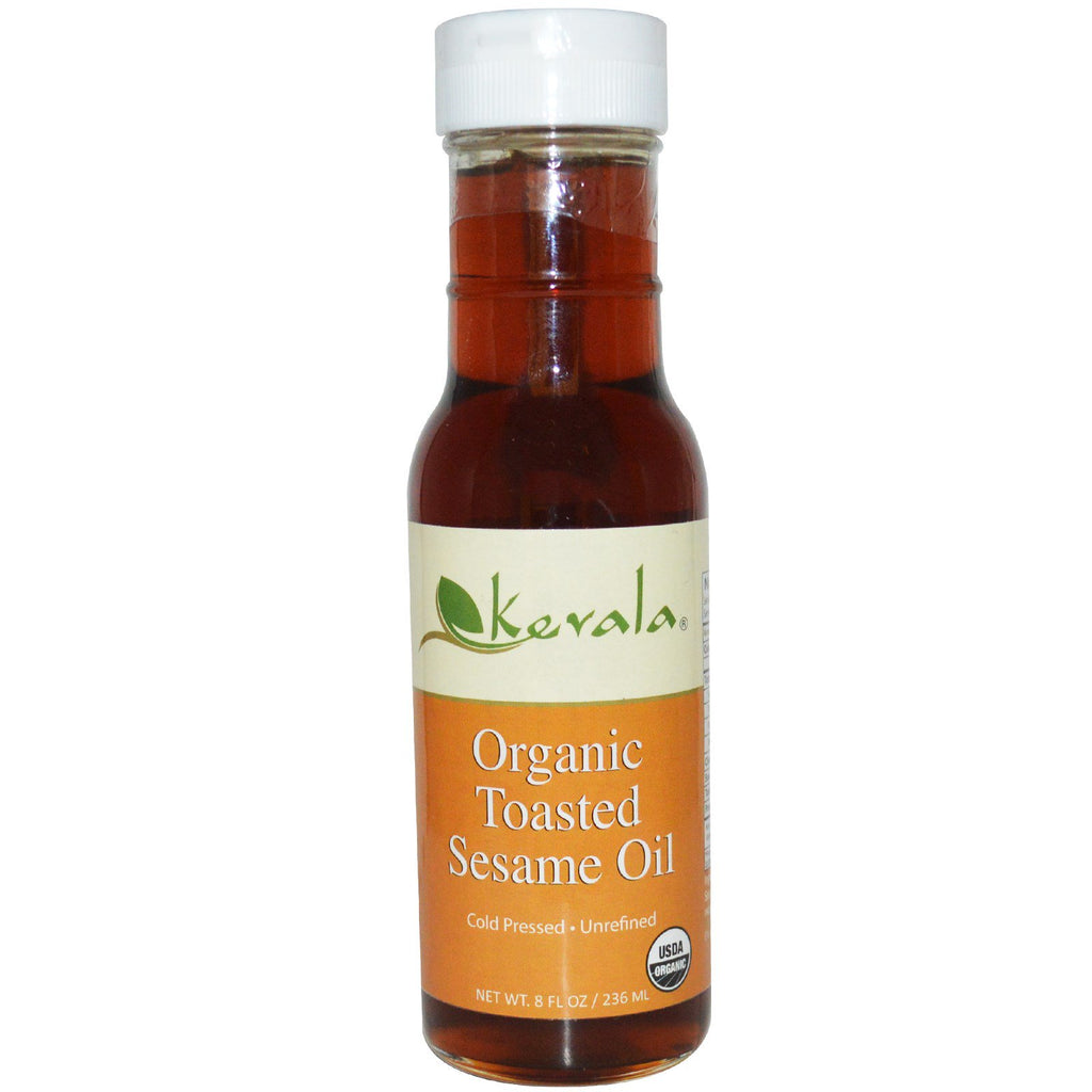 Kevala, prażony olej sezamowy, 8 uncji (236 ml)