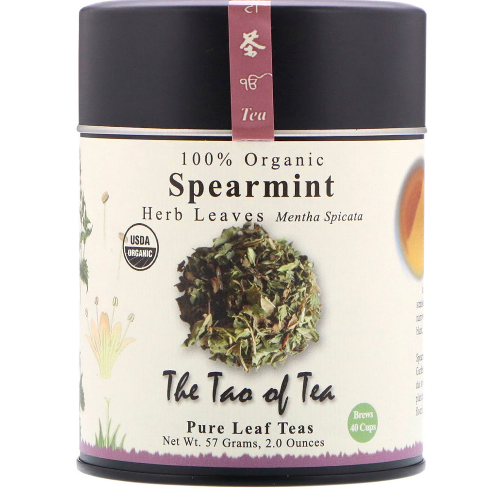 The Tao of Tea, 100%  Herb Leaves, Spearmint, 2.0 oz (57 g)