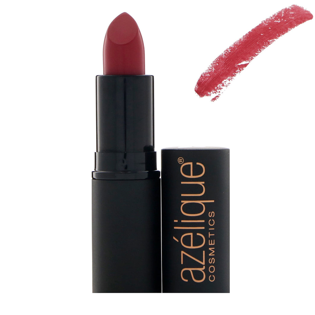 Azelique, læbestift, Ready Red, Cruelty-Free, Certificeret Vegan, 0,13 oz (3,80 g)