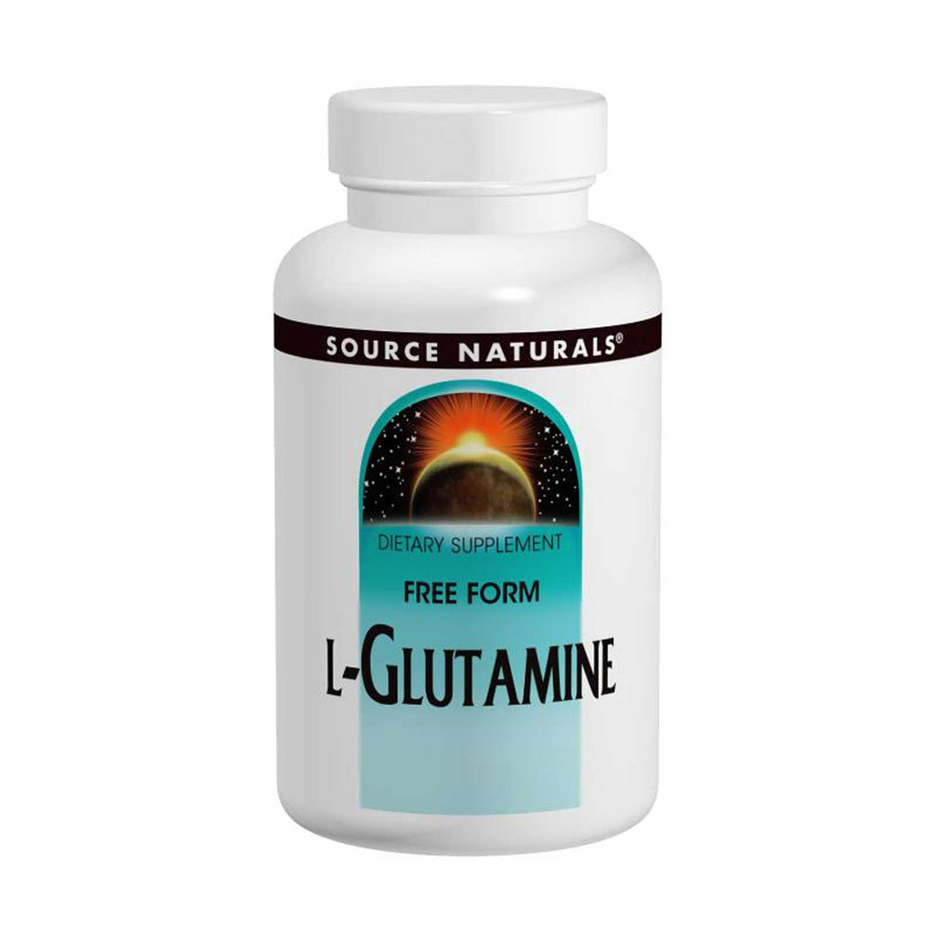 Source Naturals, L-Glutamina, proszek w dowolnej formie, 3,53 uncji (100 g)