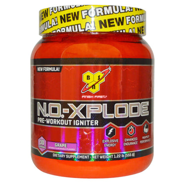 BSN, NO-Xplode, Pre-Workout Igniter, Traube, 1,22 lbs (555 g)