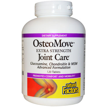 Natural Factors, OsteoMove, Extra Strength Joint Care, 120 Tablets