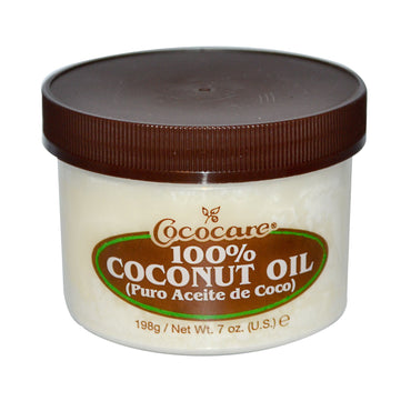 Cococare, 100% óleo de coco, 198 g (7 onças)