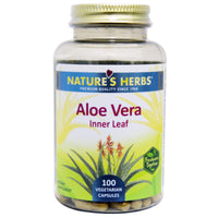 Nature's Herbs, Aloe Vera, Feuille intérieure, 100 capsules végétales