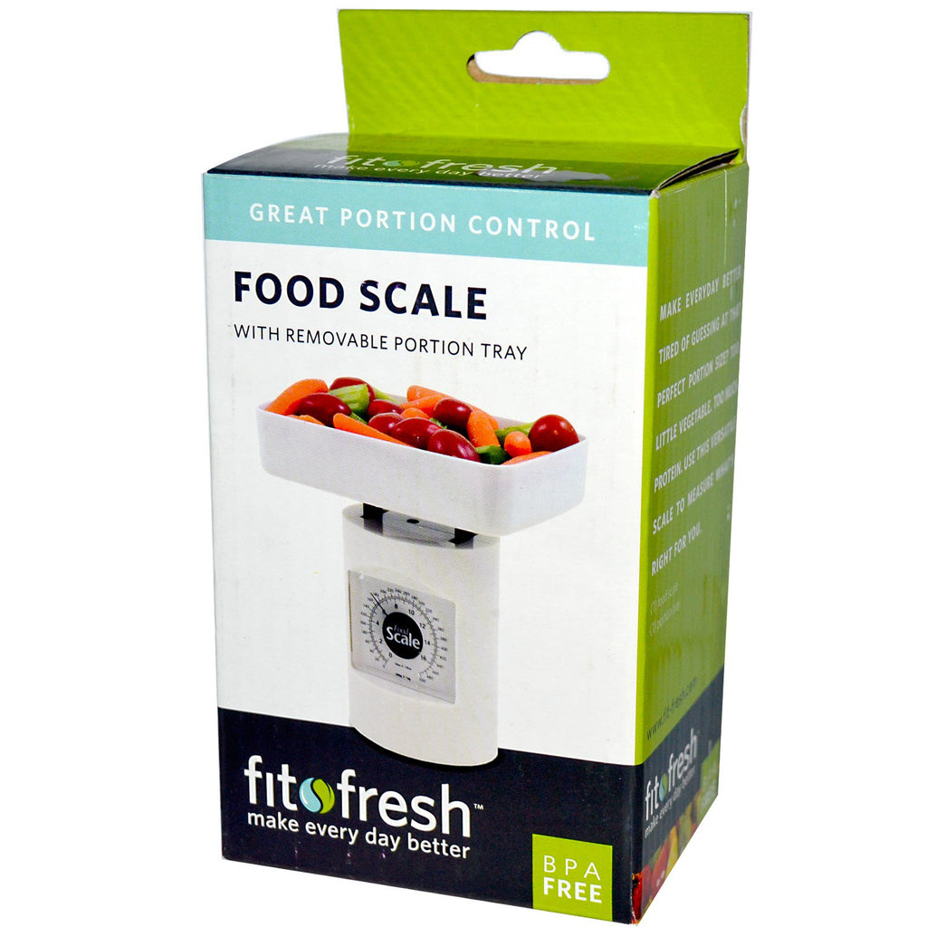 Vitaminder, Fit & Fresh, Food Scale with Removable Portion Tray