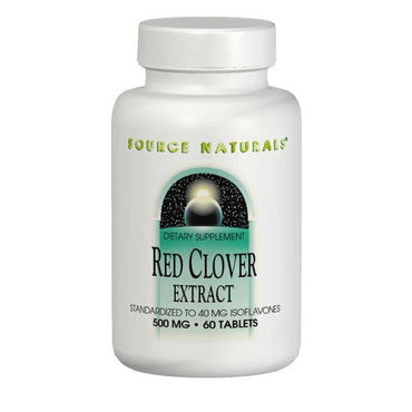 Source Naturals, Rode Klaver-extract, 500 mg, 60 tabletten
