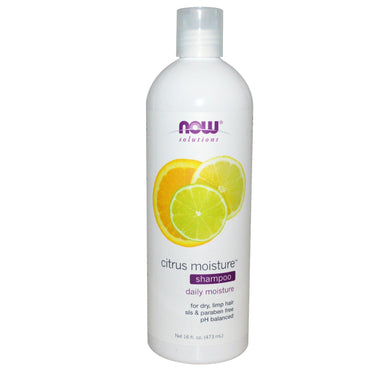 Now Foods, Solutions, Citrus Moisture Shampoo, 16 fl oz (473 ml)