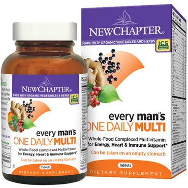 New Chapter, Every Man's One Daily Multi, 48 Tablets