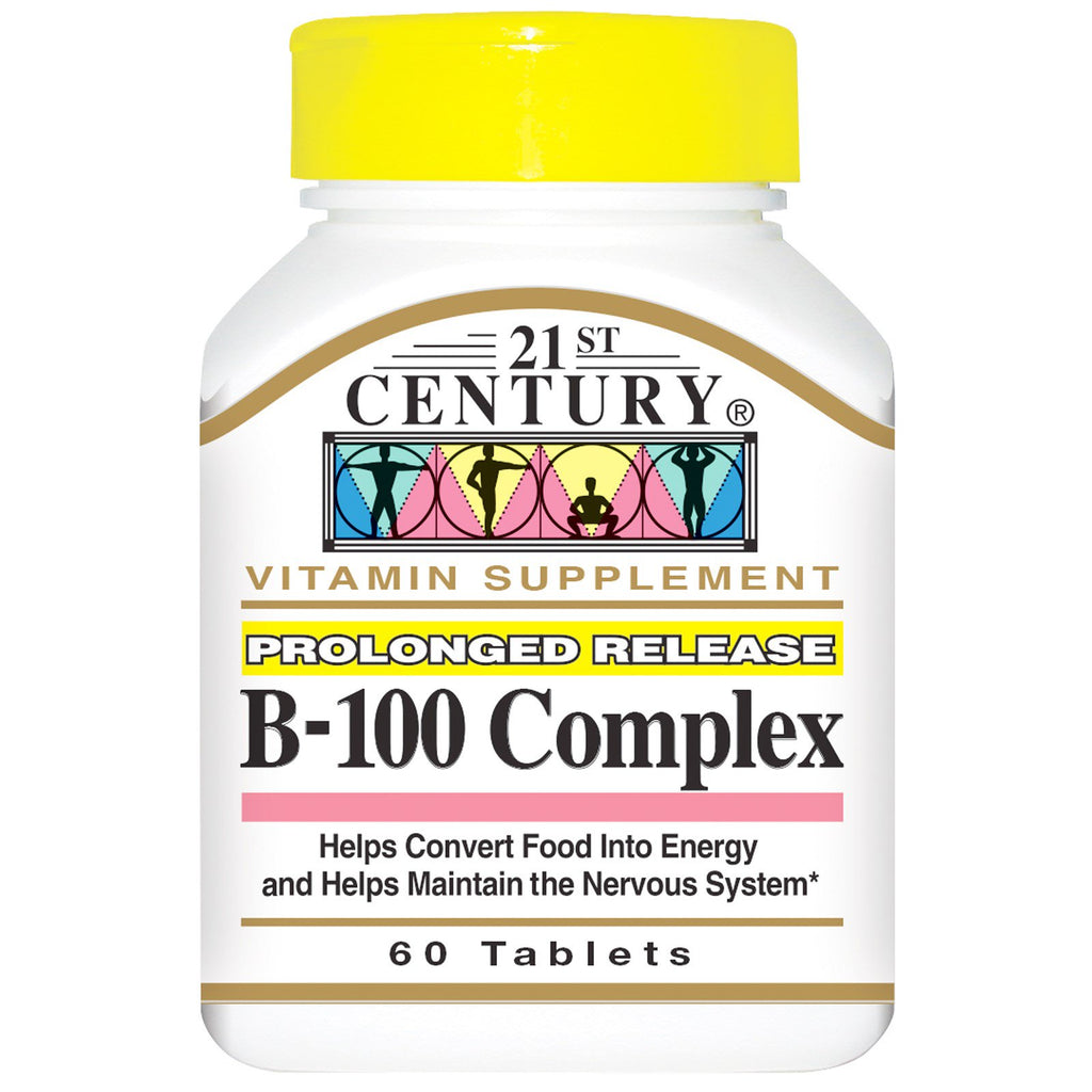 21. århundrede, b-100 kompleks, forlænget frigivelse, 60 tabletter