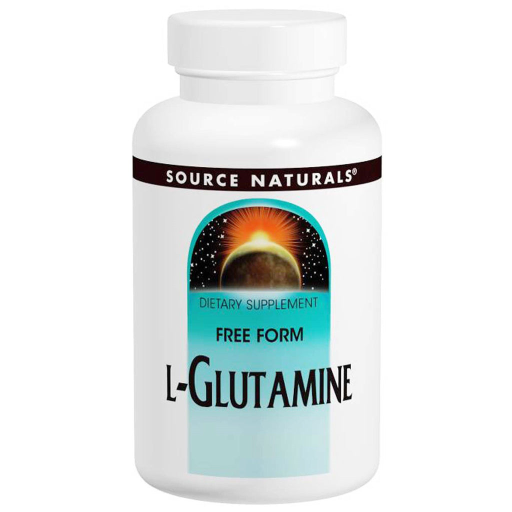 Source Naturals, L-글루타민, 500 mg, 100 캡슐