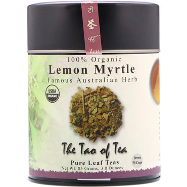 The Tao of Tea, 100% Murta Limão, Famosa Erva Australiana, Sem Cafeína, 85 g (3 oz)