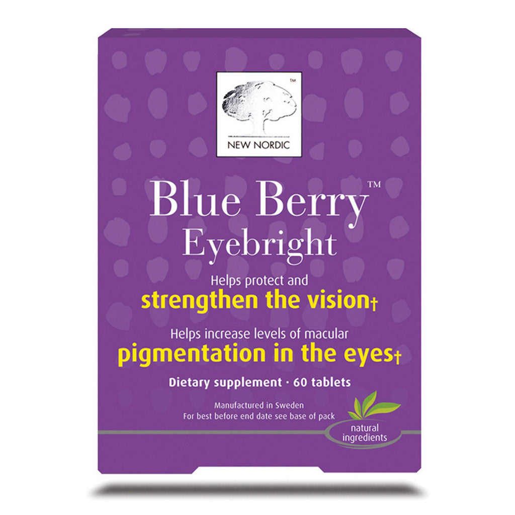 New Nordic US Inc, Blue Berry Eyebright, 60 Tablets