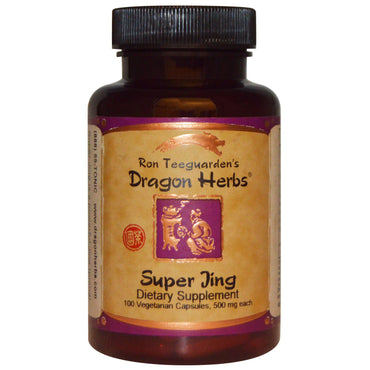 Ervas de Dragão, Super Jing, 500 mg, 100 Cápsulas Vegetais