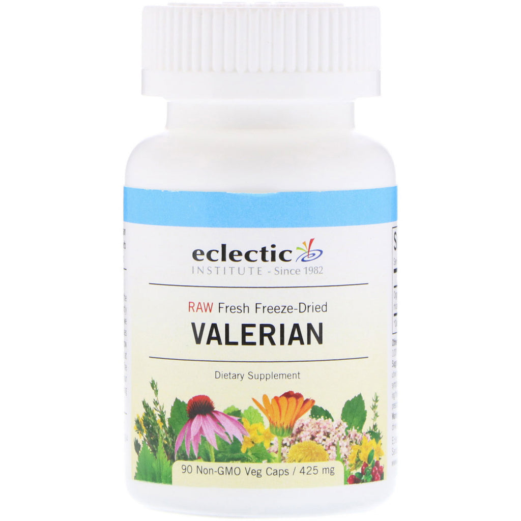 Eclectic Institute, Valeriana, 425 mg, 90 grönsaker