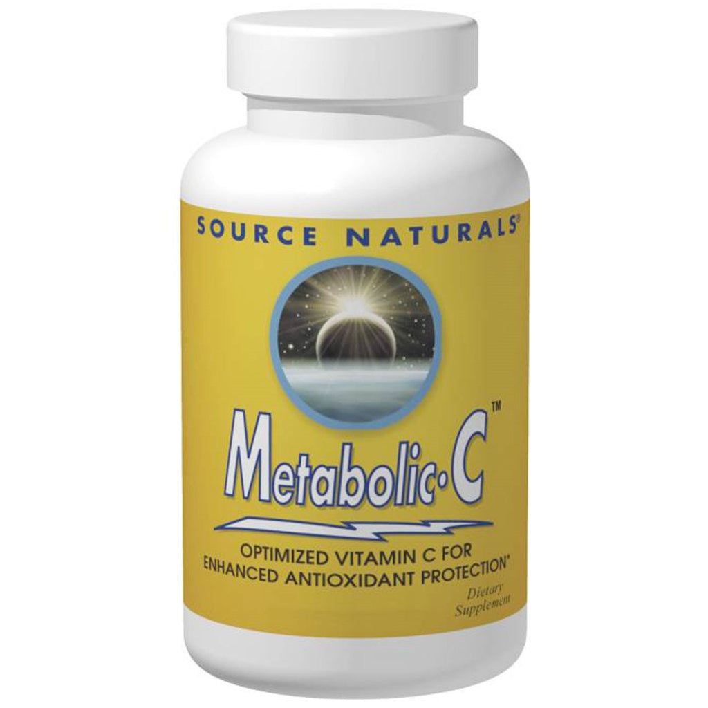 Source Naturals, Metabolic C, 500 mg, 180 kapslar