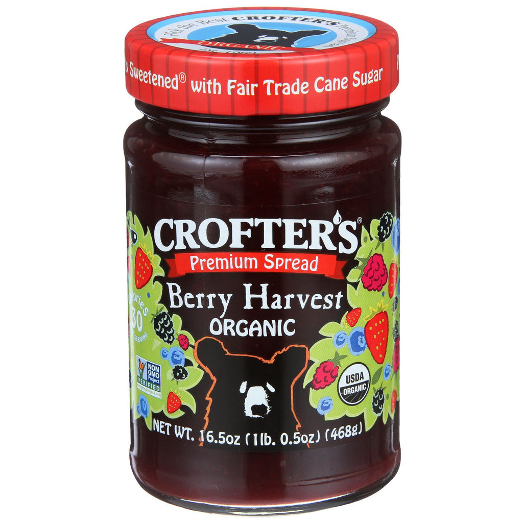 Crofter's, Crema spalmabile Premium, Berry Harvest, 468 g (16,5 once)