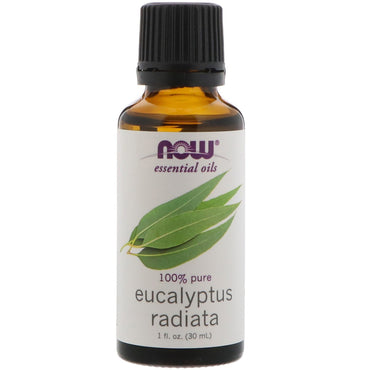 Now Foods, huiles essentielles, eucalyptus radiata, 1 fl oz. (30 ml)