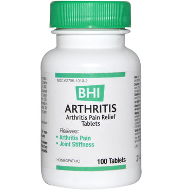 MediNatura, BHI, Artritis, 100 tabletas