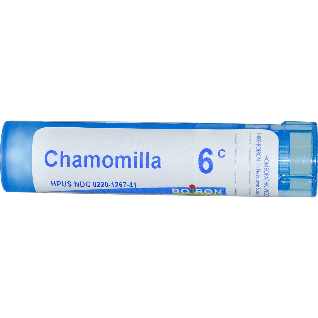 Boiron, Single Remedies, Chamomilla, 6C, 80 Pellets